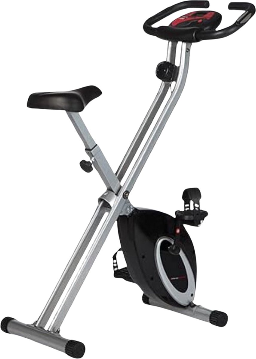 Spinningfiets - Opvouwbare Hometrainer - LCD-Scherm - Optionele Handsensoren - Instelbare Weerstand - Eenvoudige Montage - Ideaal Voor Sporters En Senioren