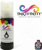 Inktfinity (B) Black - EcoTank | Premium Dye Sublimatie inkt | 70 ml | Geschikt voor alle Ecotank Epson Printers! (Alleen geschikt voor hittepers!)