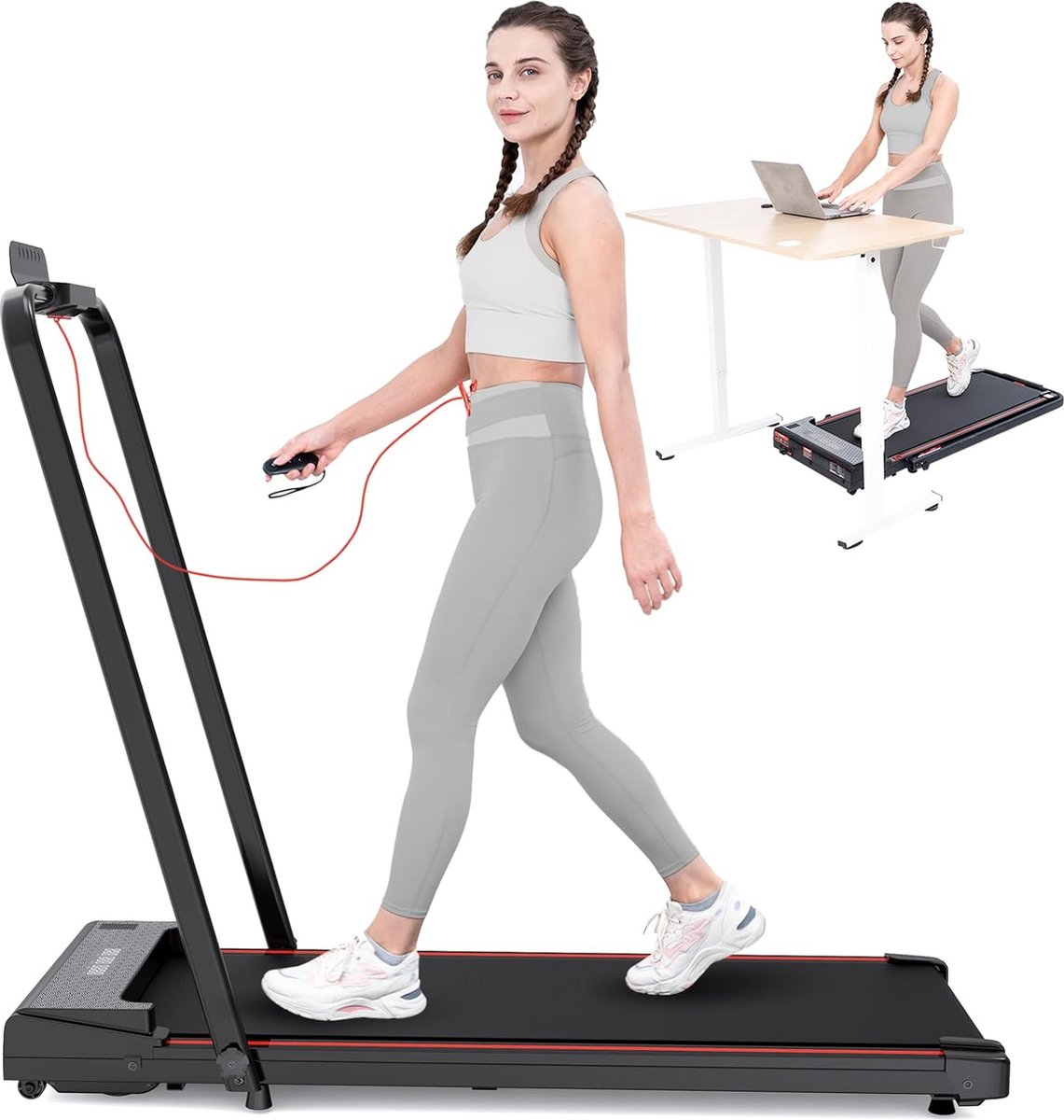 CITYSPORTS Loopband-ZX2P 12km/u Zwart 120kg - afbeelding 2