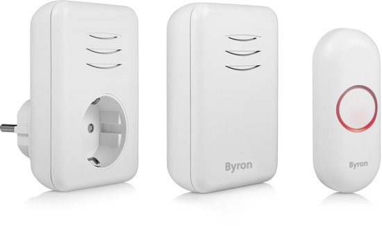 Byron DBY-22316 - Deurbel Draadloze set - 150m Berei