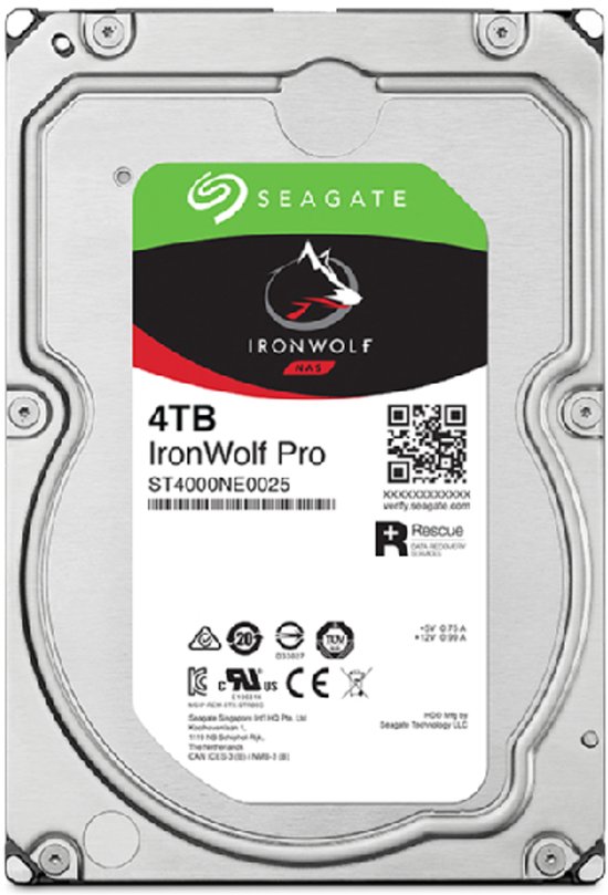 diesel141　 Seagate IronWolf Pro 　4個 Seagate IronWolf Pro 4TB - NAS HDD - 7200RPM - 256MB Cache | bol