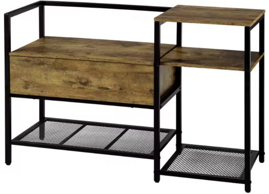 BestAlice Schoenenkast smal met 2 kiepvakken, schoenenrek