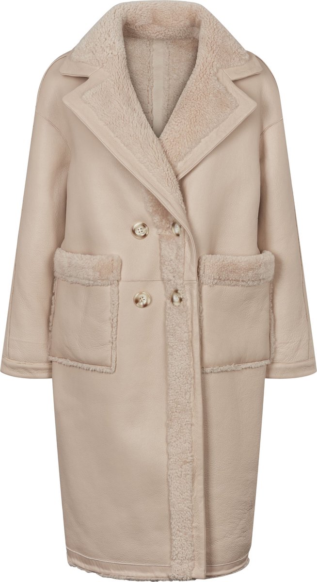 Natures Collection Jill Jas Dubbelzijdige schapenvacht Shearling schapenvacht Beige
