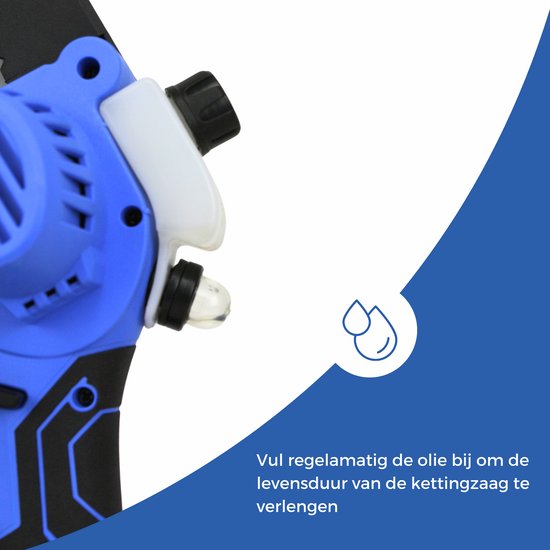 TETRA Tools - Mini kettingzaag - Accu kettingzaag - RT-CS21 Mini Kettingzaag - incl. Koffer - Oplaadbaar - 1 Accu met Oplader van TETRA Tools — afbeelding 4