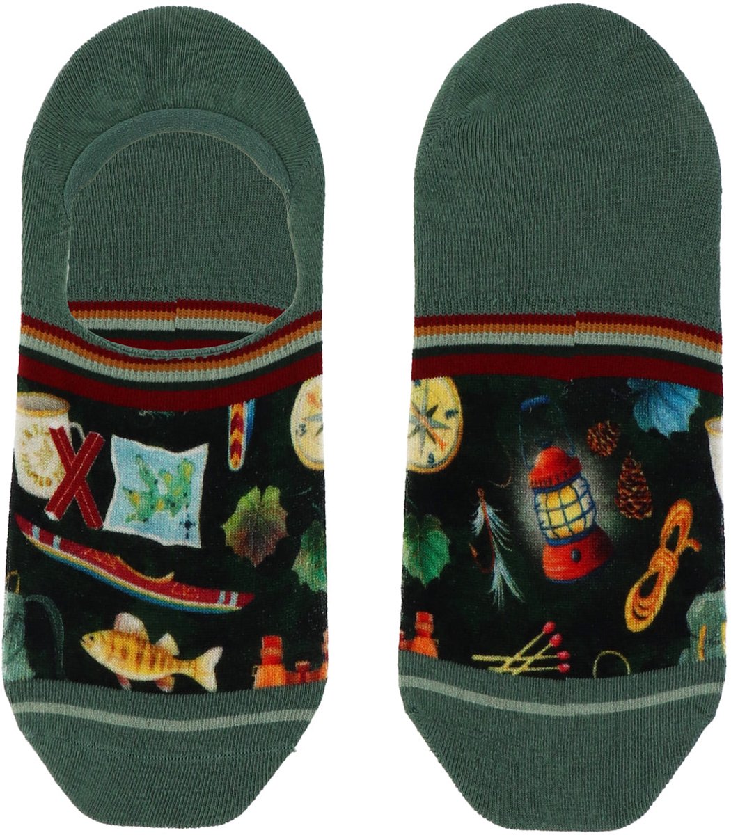 XPOOOS - AFNF Outdoor Elements Heren bamboe Footies - 1-Pack - Maat 39/42