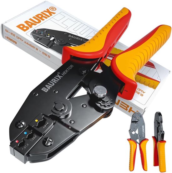 Facom Krimptang 4,0-10mm - 985756 | Voor kabelschoenen | 195 mm