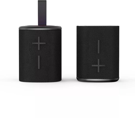 Musthavz 2-in-1 True Wireless Stereo Bluetooth 5.3 Speaker - 2x10W Draadloze Muziekbox - IPX5 Waterbestendig - 2.000 mAh Batterij - Zwart van Merkloos — afbeelding 2