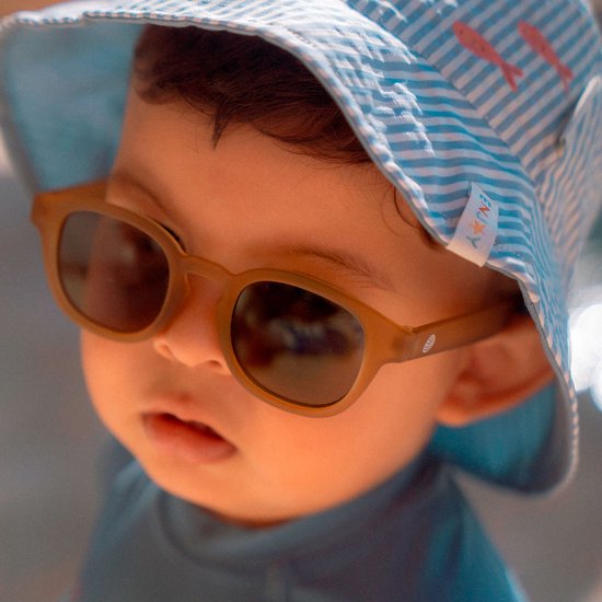 Little Dutch kinderzonnebril almond - bruin - sunglasses - zonnebril van Merkloos — afbeelding 3