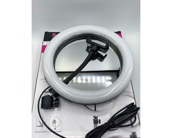 LED Ring Light 26Cm Incl. Bluetooth Afstandsbediening en Telefoonhouder – Selfie lamp - Ringlampen - Tik tok - flitser - Make up light - LED Ring Lamp (ZONDER Statief) -------- FAIRCO