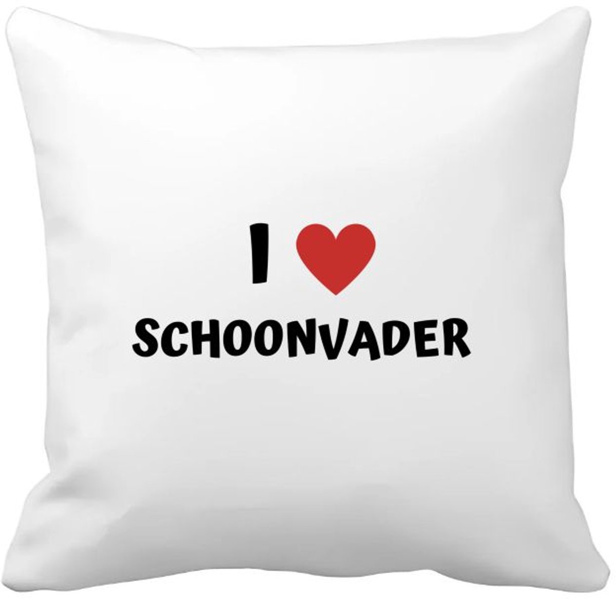 Akyol i love schoonvader Kussen hoes - Papa - de liefste schoonvader - vader cadeautjes - vaderdag - verjaardag - geschenk - kado - 40 bij 40 cm Multicolor