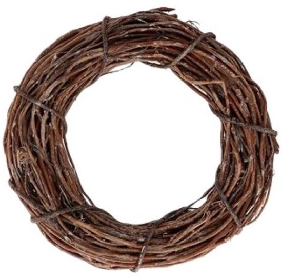 DBT Krans Pinune Landelijk Natuurlijke Materialen Bruin D 40 cm | bol