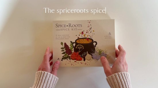 SpiceRoots Ottolenghi Kruidenbox – 12 Premium Kruiden + 4 Recepten – Kruidenpakket in Cadeaudoos – Voor Simpel & Flavour Kookboeken – Kruidenpotjes Set – Origineel Kook Cadeau