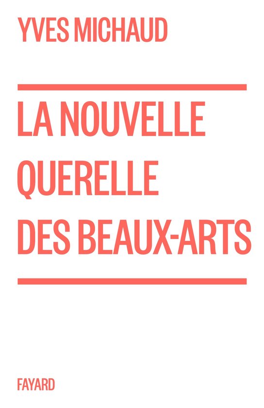 La nouvelle querelle des Beaux-Arts - cover