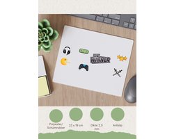 Akyol - games Muismat - Gamen - de echte gamers - cadeau voor ieamand die houdt van gamen - verjaardagscadeau - gift - geschenk - 23 bij 19 cm