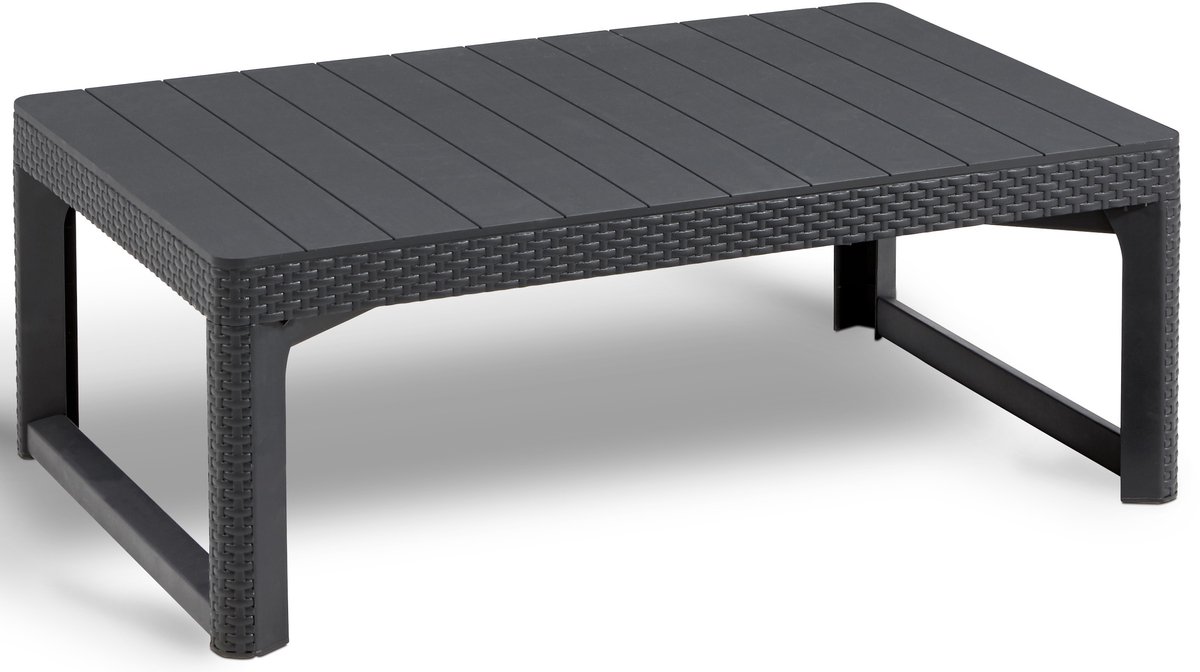 Allibert Lyon Tuintafel - 116x715x66/40 cm - Grafiet