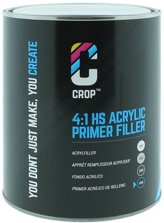 Base de maquillage Acryl CROP 2K HS NOIR VS5 - Bidon de 4 litres
