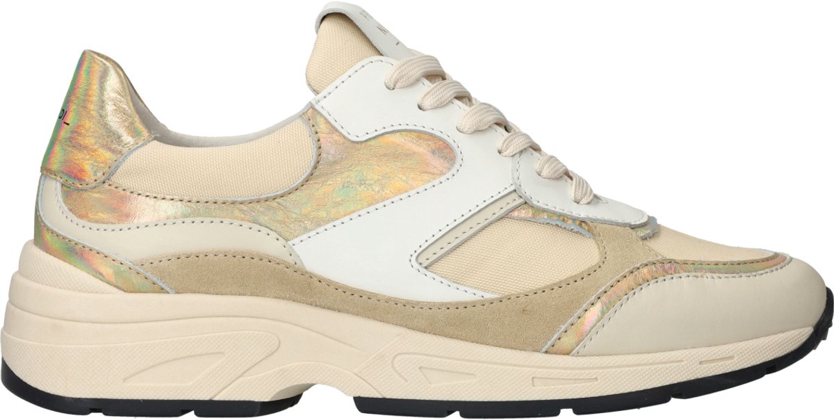PIEDI NUDI DAMES SNEAKERS GOUD TALLA 03.14 PLATINO WHITE MAAT 37