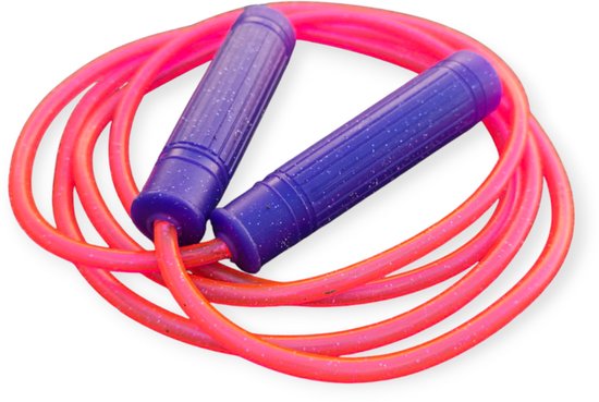 Jobber Toys Springtouw Kinderen - Springtouwen kind - Glitters - Roze