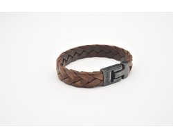 JOSH Heren Leren Armband Cognac | 24903-BRA