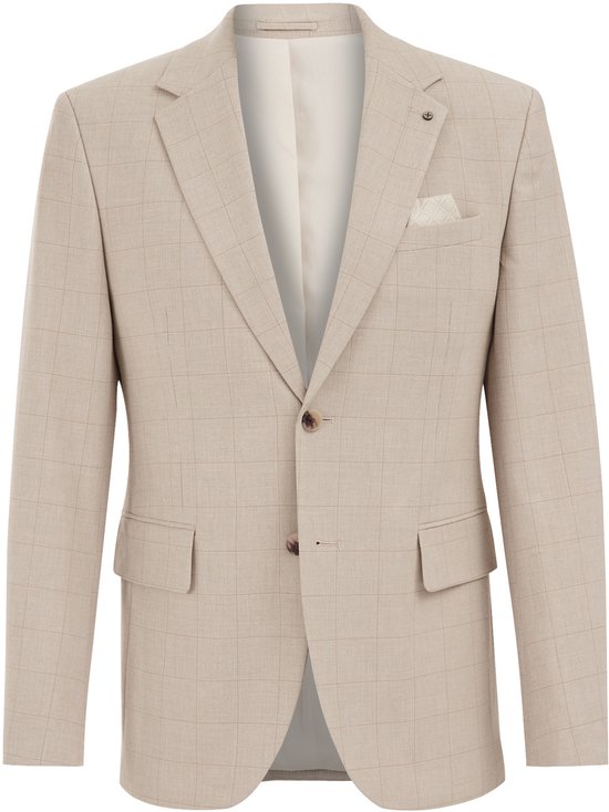 Casual geruite sportjas voor heren, blazer met twee knopen