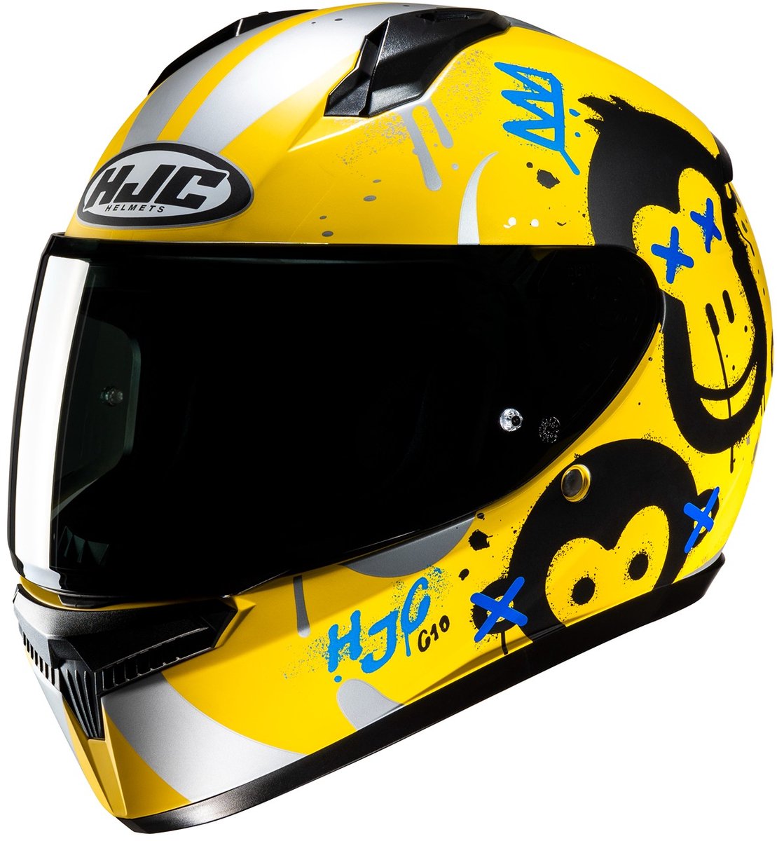 HJC C10 Geti Zwart Geel Integraalhelm - Helm