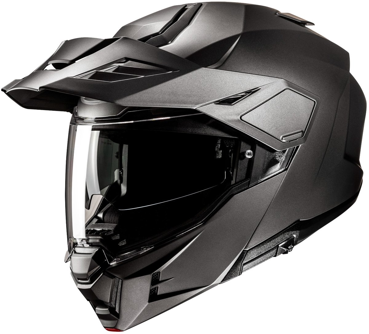 HJC i80 Solid Zilver Adventure Motorhelm - Maat XS - Helm