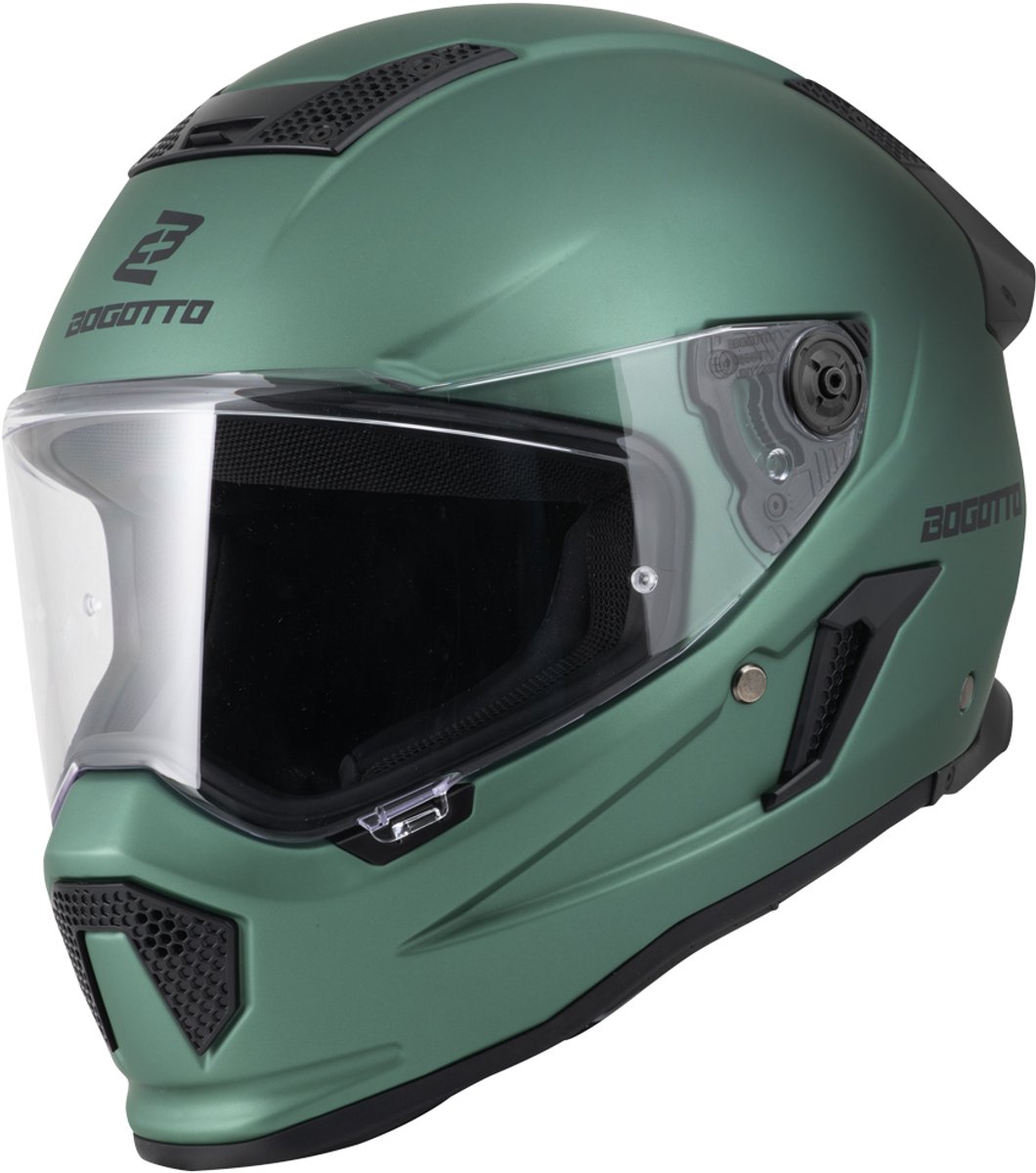 Bogotto Rapto Groen Integraalhelm - Maat M - Helm
