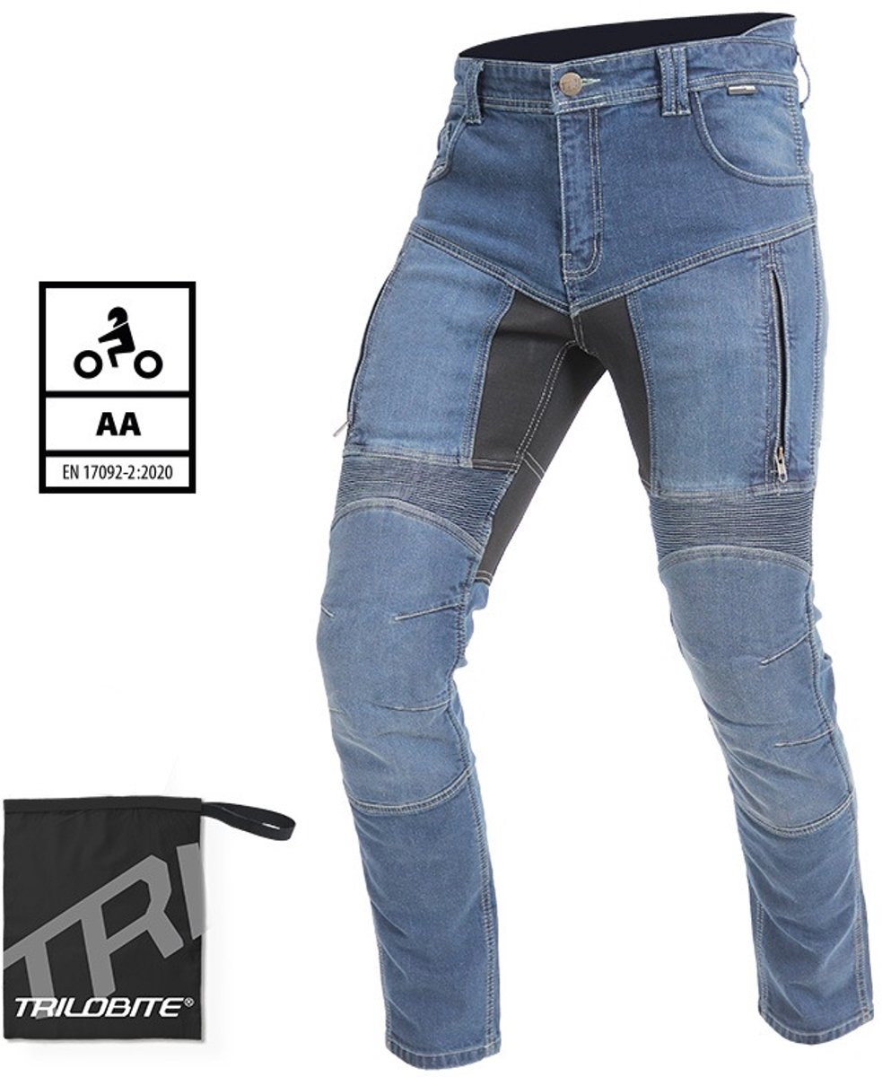 Trilobite 661 Parado Skinny Fit Men Jeans Long Blauw Level 2 - Broek