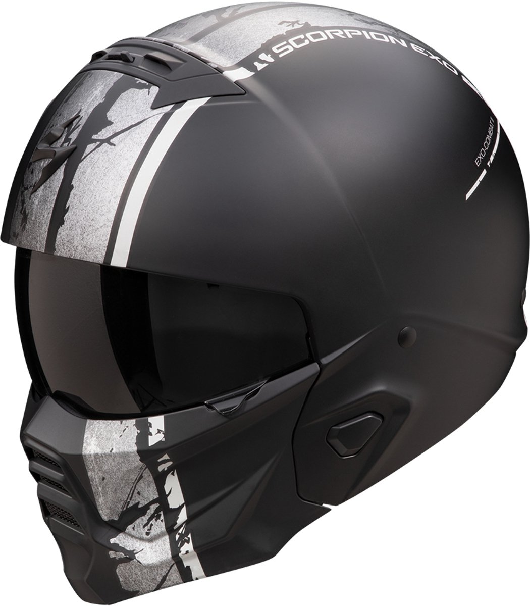 Scorpion EXO-COMBAT II LORD - Mat Zwart / Zilver