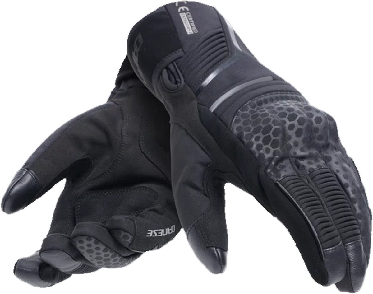 Dainese Tempest 2 D-Dry Short Thermal Handschoenen Zwart - Maat 2XL - Handschoen