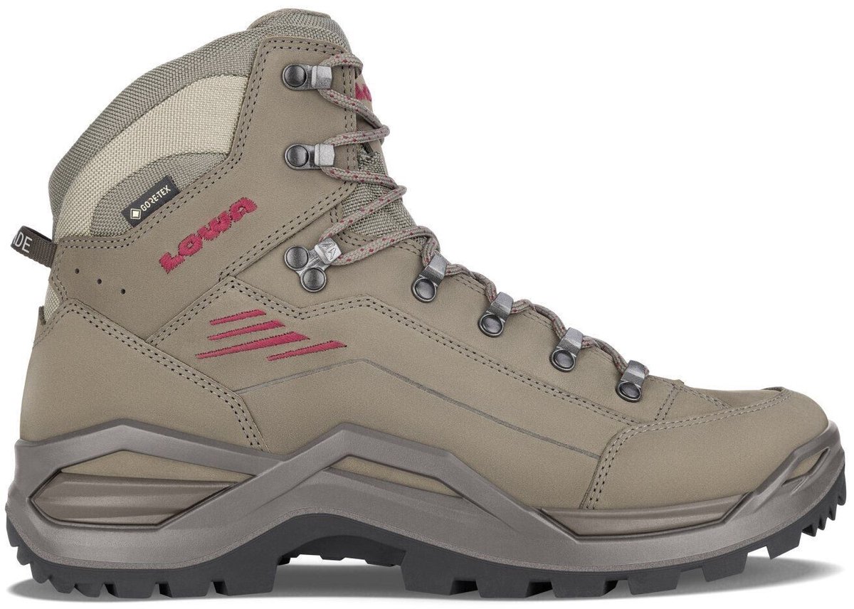 Lowa Renegade Evo Gore-Tex Mid Wandelschoen Midstond/ redwood Zwart