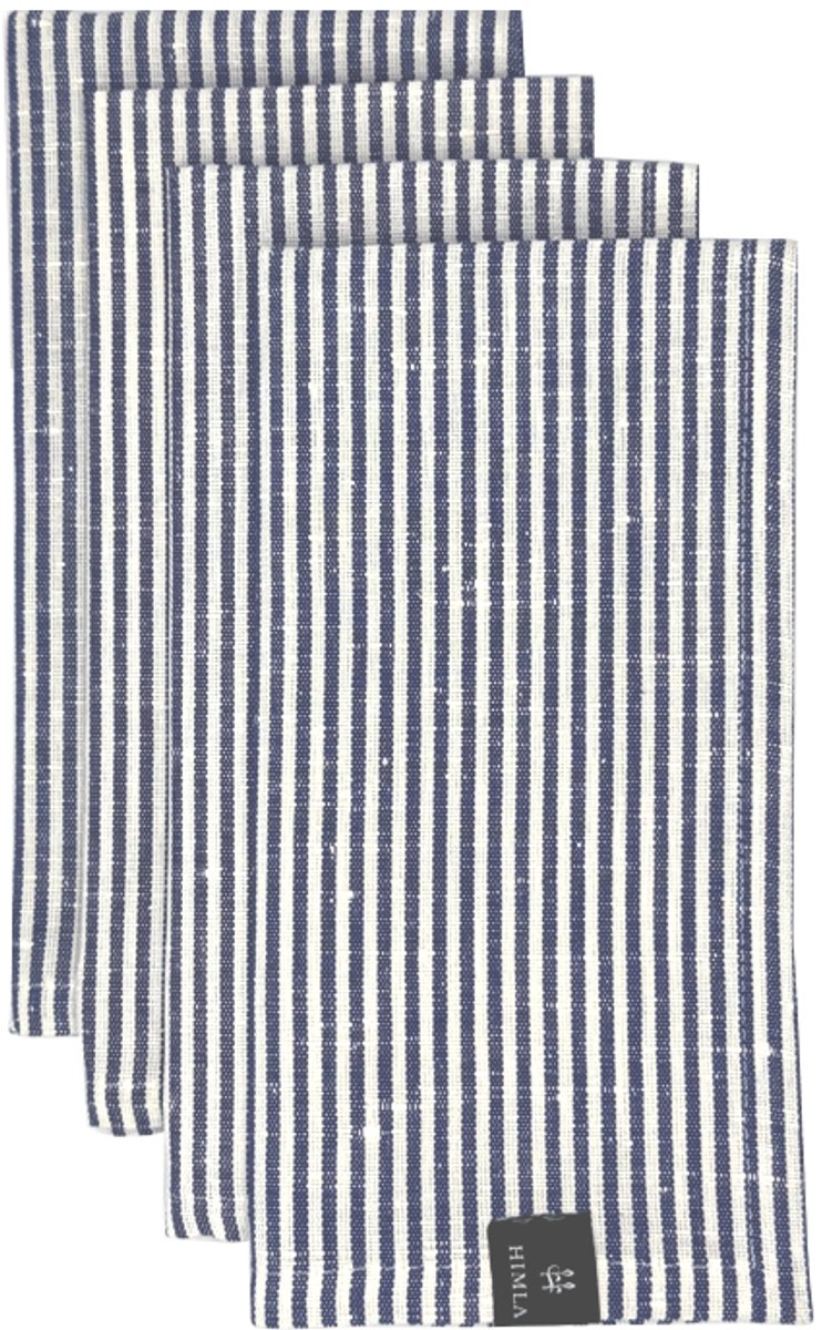 Rakel servet 45x45 navy set van 4