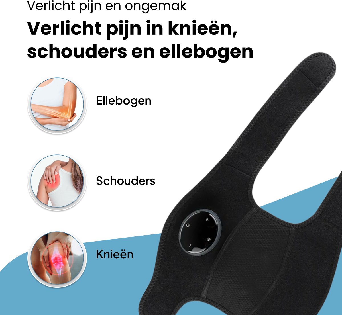 PrimePoint 2025 Knie Massage Apparaat met Infrarood Warmte - afbeelding 3
