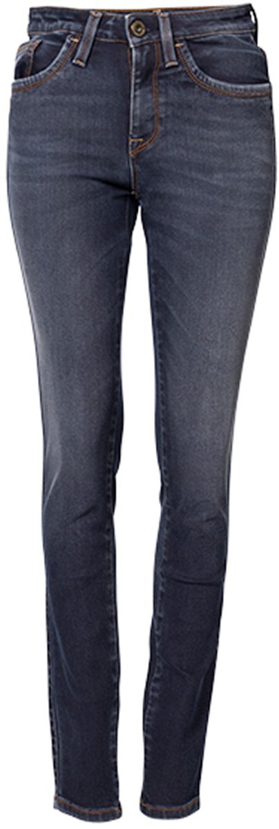 ROKKER RT Mid Waist Slim Blauw - Broek