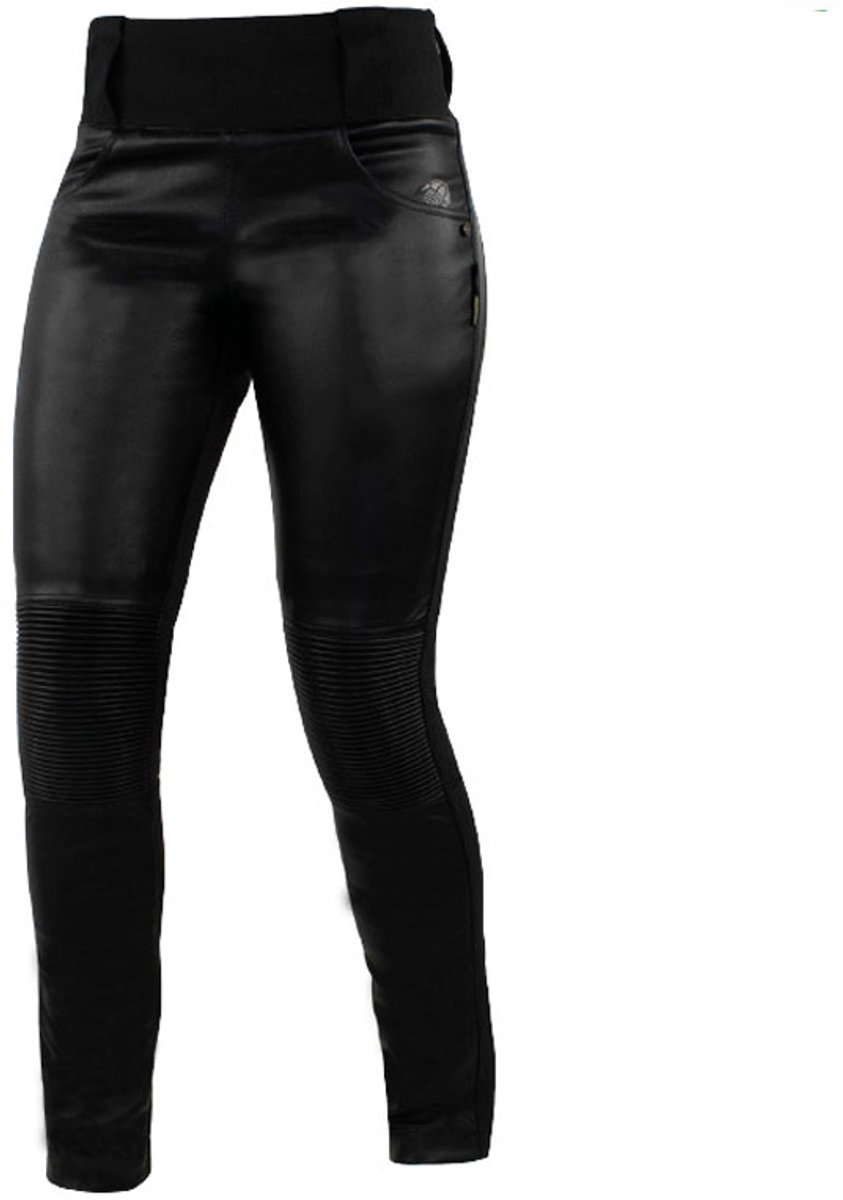Trilobite 2061 Leren Leggings Dames Zwart Motorbroek - Broek