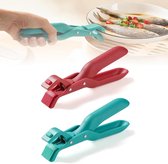 Lot De 2 Pince Air Fryer, Pince à Plaque Antidérapante Avec