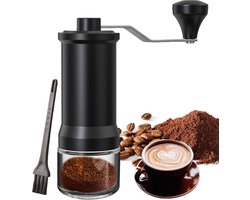 Koffiemolen - Handmatig-Voor fijn/grof malen-Koffiebonen maler-Met reinigingsborstel-Geschikt voor gezinnen, reizen, kamperen