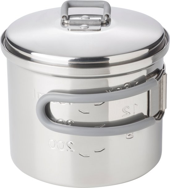 Esbit Kookpot - 625 ml - Inklapbaar Handvat - RVS - Volume-Indicatoren van ES — afbeelding 2