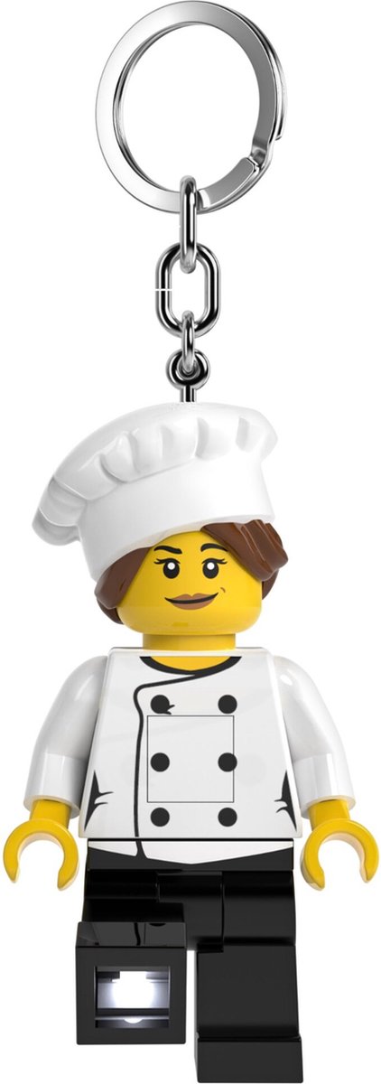 LEGO LED Sleutelhanger, Vrouwelijke Chef - Kokkin