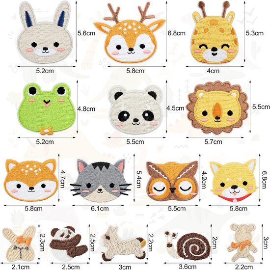 Opstrijkpatronen Set Opstrijkpatronen Opstrijkpatronen Voor Kinderen Leuke Borduurpatch, Strijkpatch, Kleine Frisse Geborduurde Stoffen Patch, Trendy Kledingborduurpatch, Jeansdecoratiepatch
