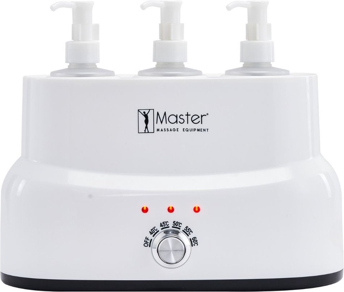 Elektrische Massage Olie Verwarmer Met 3 Dispensers – Flessen Warmer Massageolie – Oliewarmer – Aangenamere Massages – Eenvoudig