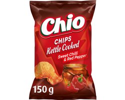 Chio Kettle Cooked Sweet Chili & Red Pepper - Chips - 10x150 gram
