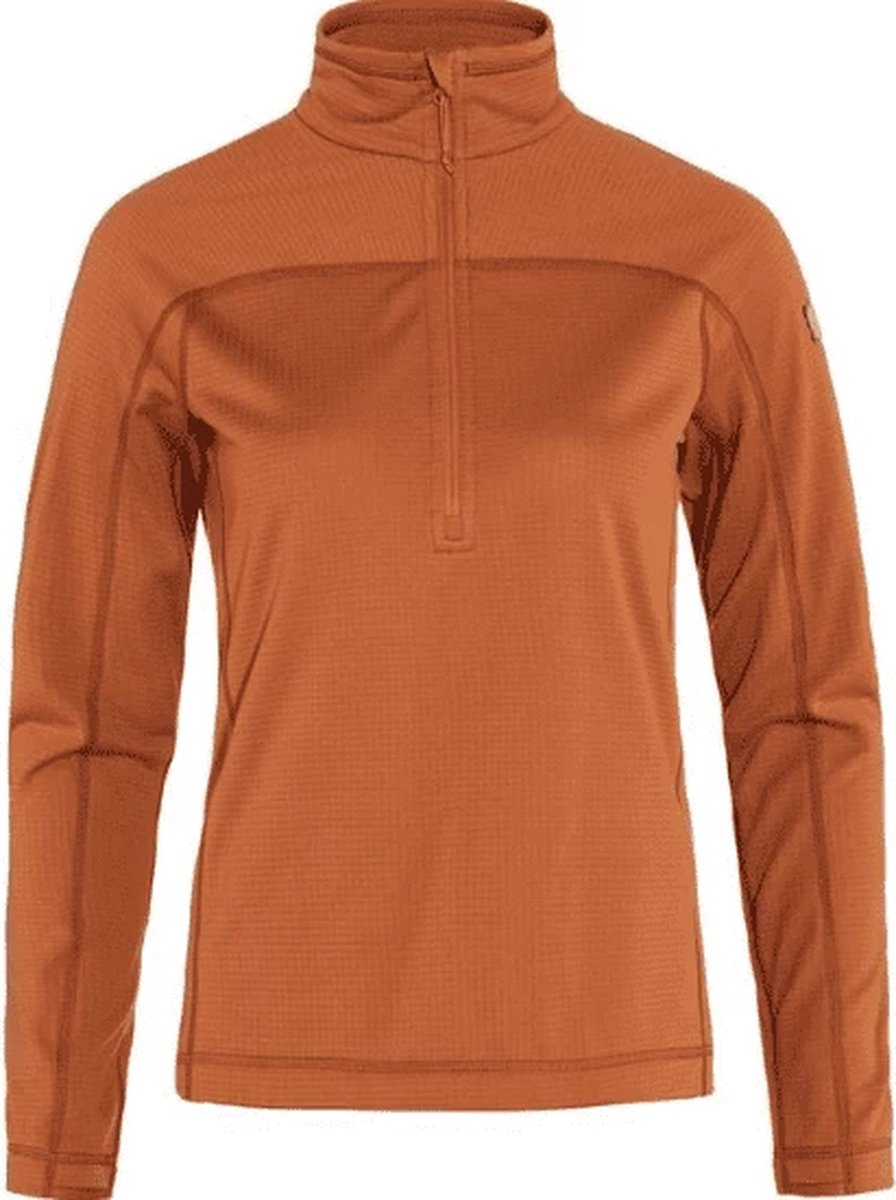 Fjällräven Abisko Lite Half Zip Fleece W Oranje
