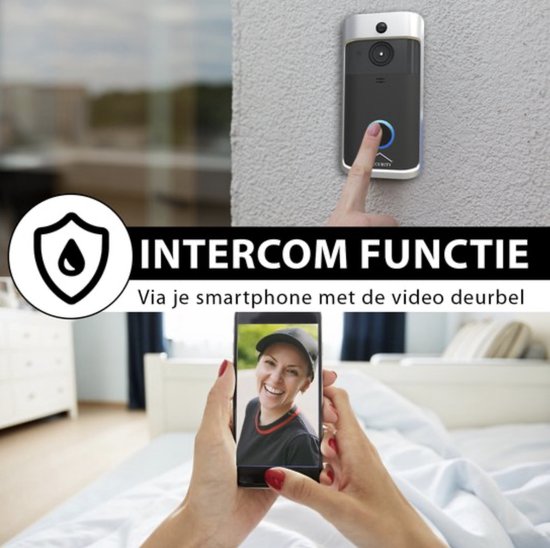 Xecurity X-One Deurbelset - HD WiFi Video Deurbel Draadloos met Camera - Silver Grey van Xecurity — afbeelding 5