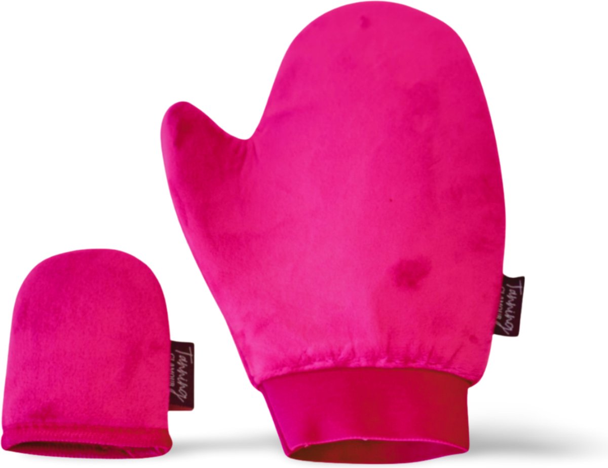 Goedkoopste Luxe Velvet Tanning Handschoen en Mini Handschoen - Zelfbruiner
