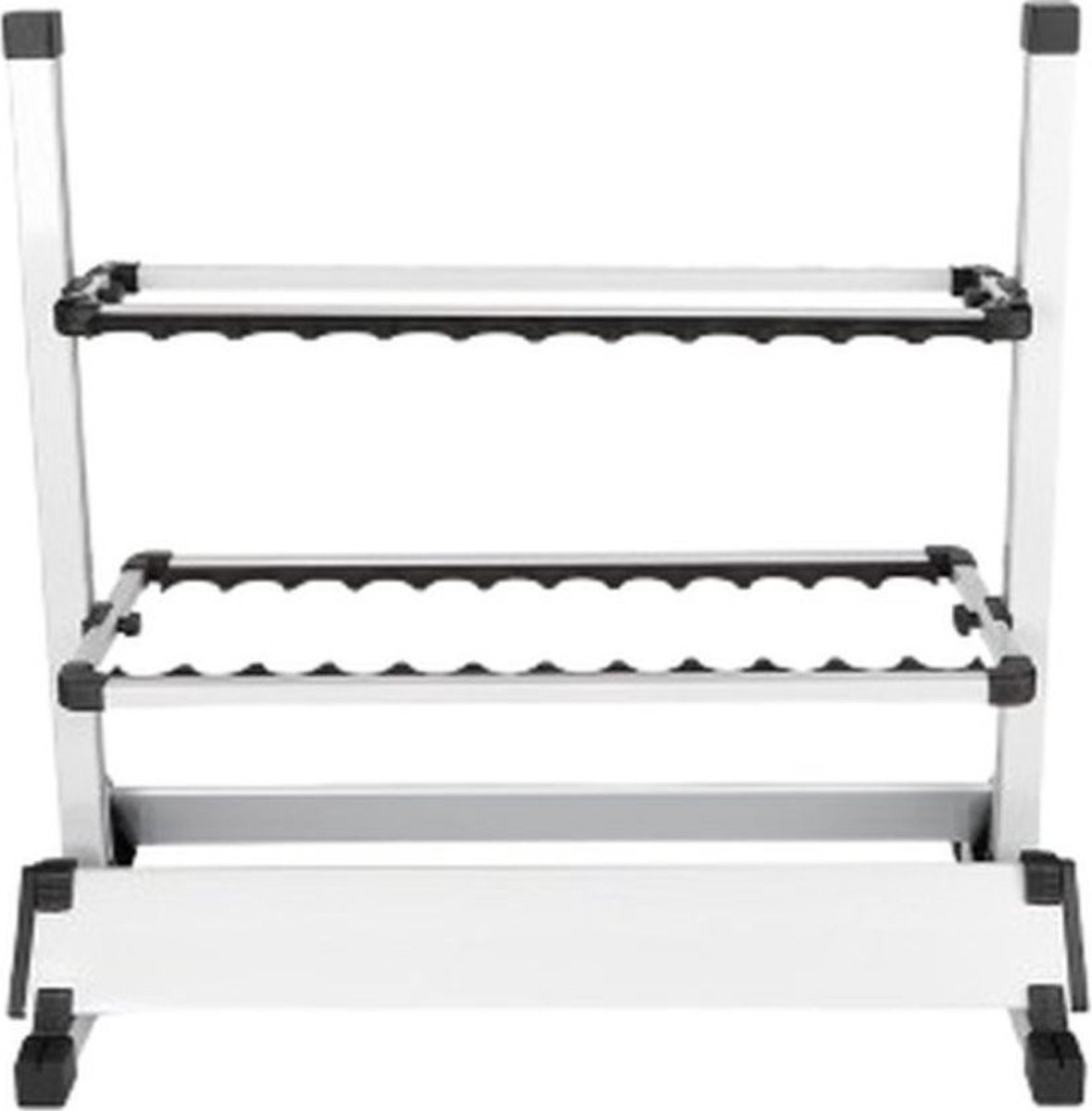 Vishengel Opbergrek – Vishengel Set - Opbergrek – Aluminium – Hengelrek – Hengelhouder – Werphengel – Opbergrek Vrijstaand - 73cm x 32,5 cm x 72cm