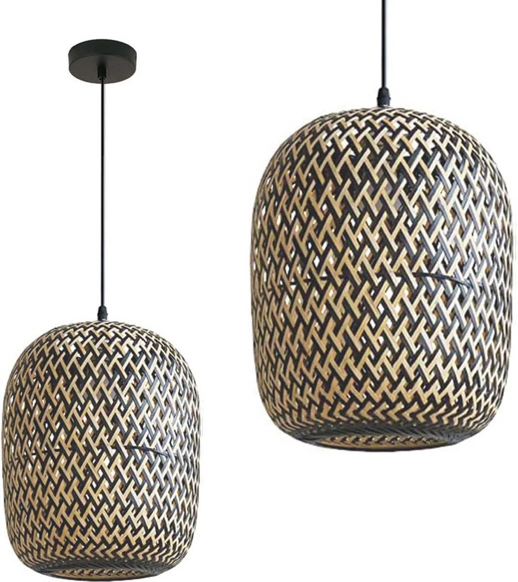 Toolight App1542-1Cp Hanglamp Zwart 25X25X30Cm