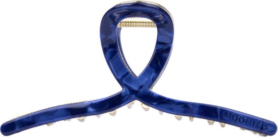 Moonie's Haarklem - Dream Clip in Midnight - Blauw - Goud - Haarklemmen - Haaraccessoires - Acetate - Metaal