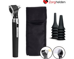 Zorghelden® Otoscoop medisch - Professionele otoscoop - Inclusief LED Licht & Vergrootglas - Medische oor camera