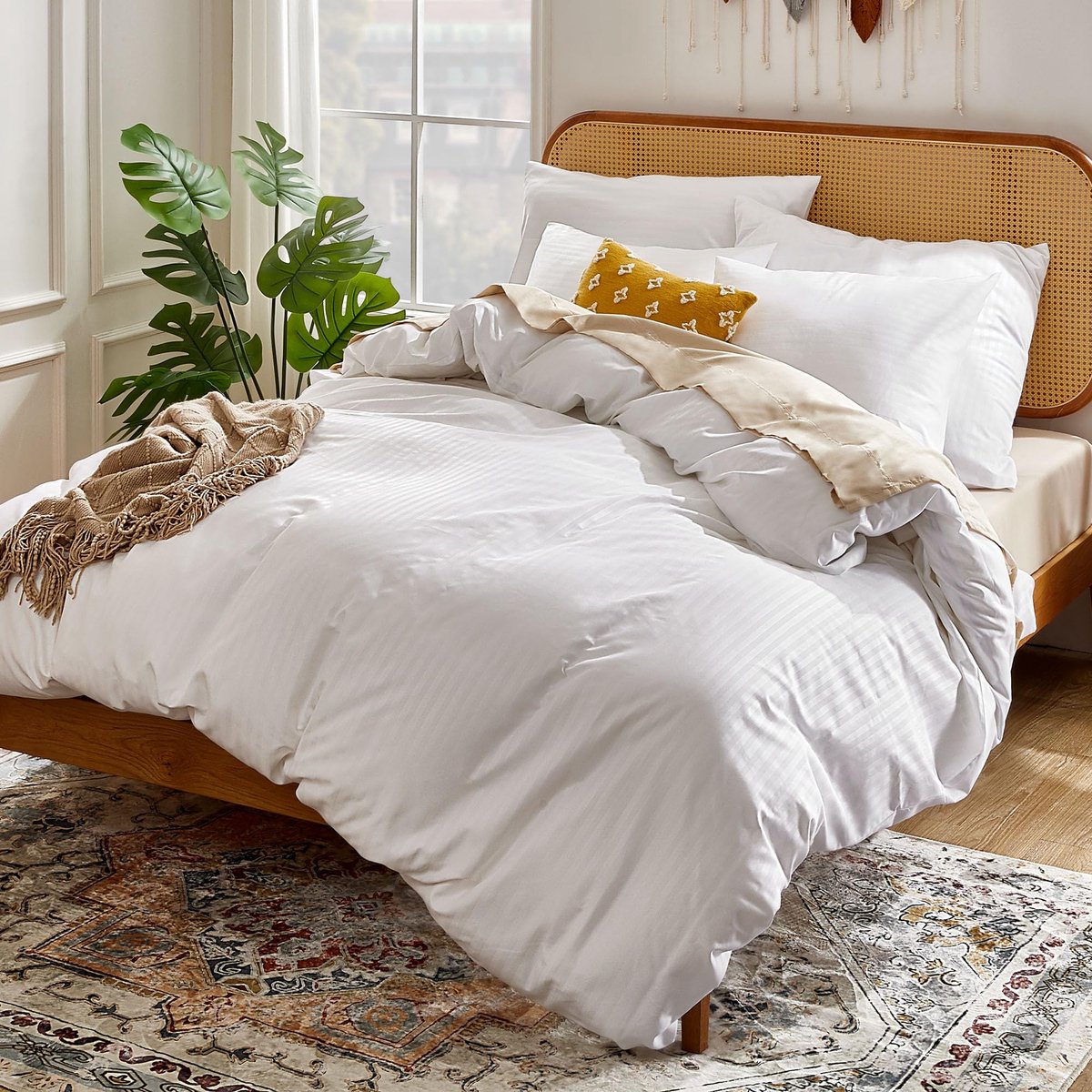 My Ninki ® Beddengoed Set 135x200 cm met Luxe Microvezel Dekbedovertrek en Kussensloop